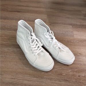 Vans Men's Classic White High-Top Sneakers